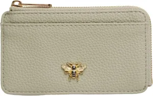 Bumble Bee Coin and Card Purse - Bath Collection - Vegan Leather, Pistachio, One Size, Classic
