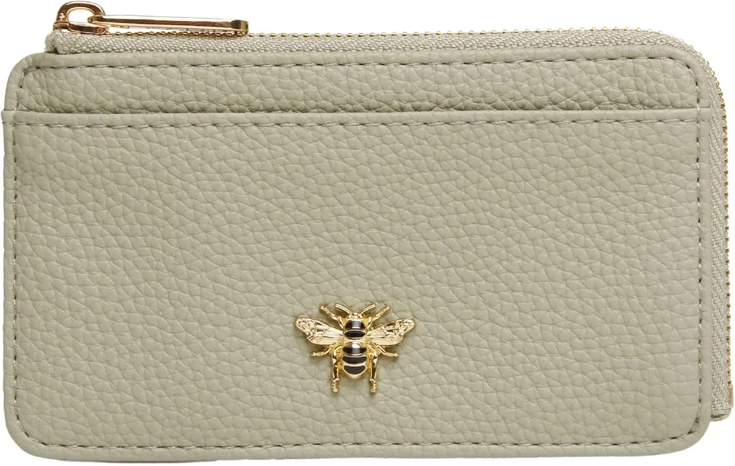 Bumble Bee Coin and Card Purse - Bath Collection - Vegan Leather, Pistachio, One Size, Classic