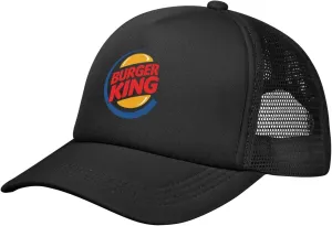 Burger King Baseball Cap Mesh Snapback Mens Womans Adjustable Snapback