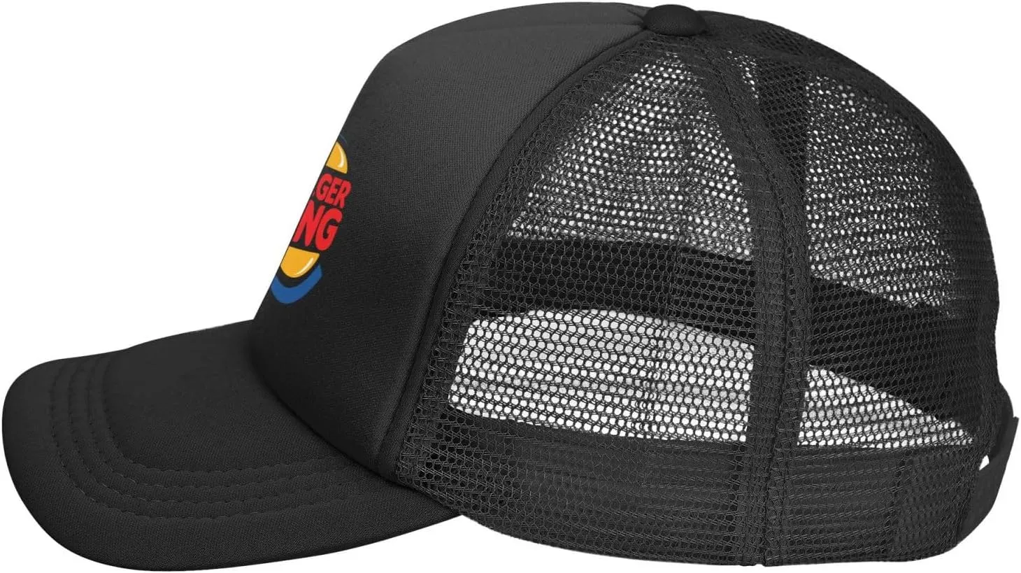 Burger King Baseball Cap Mesh Snapback Mens Womans Adjustable Snapback