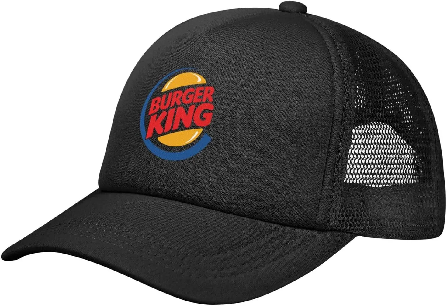 Burger King Baseball Cap Mesh Snapback Mens Womans Adjustable Snapback