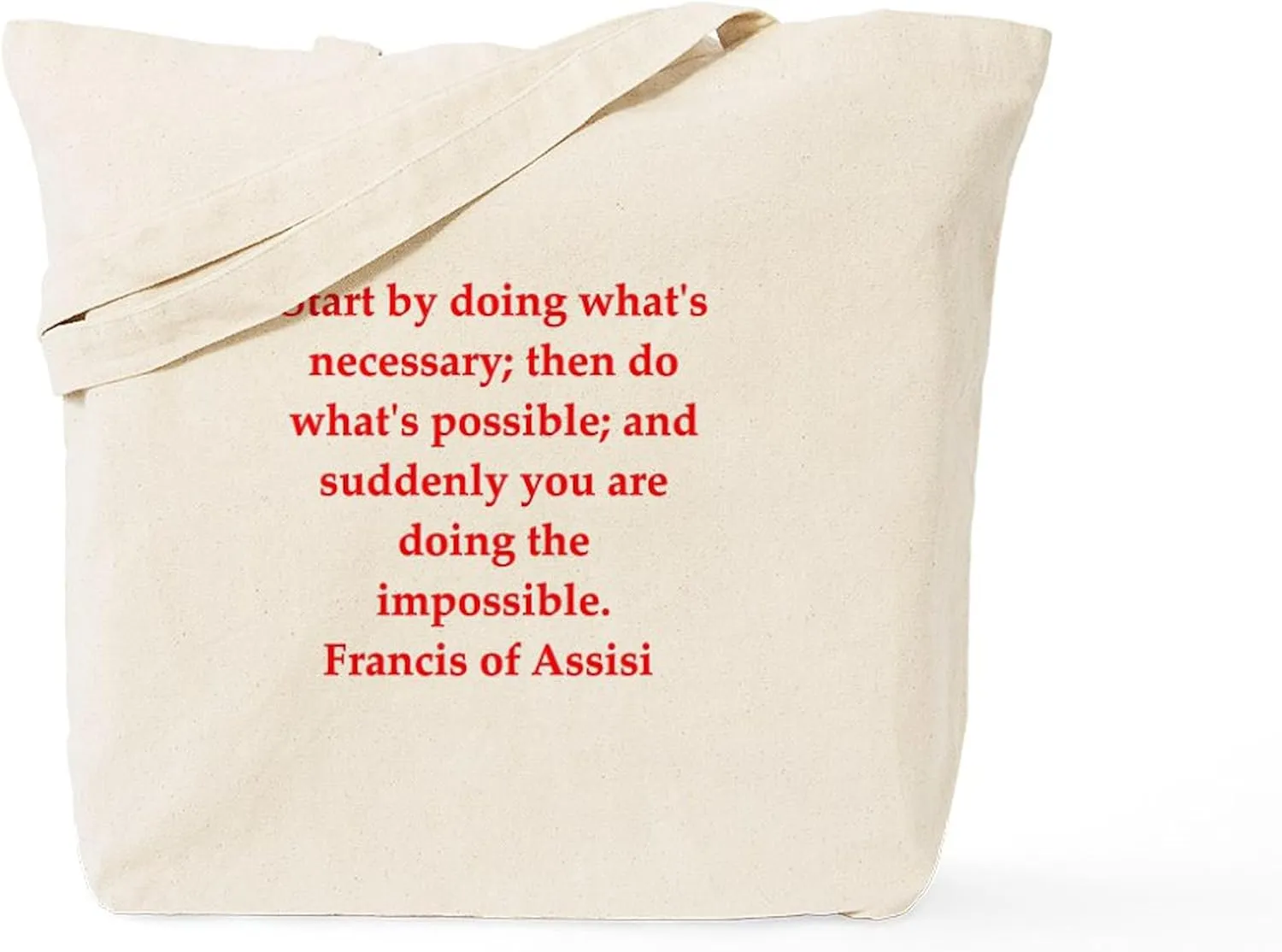 CafePress Fa133 Tote Bag Reusable Natural Beige Canvas Shopping Bag
