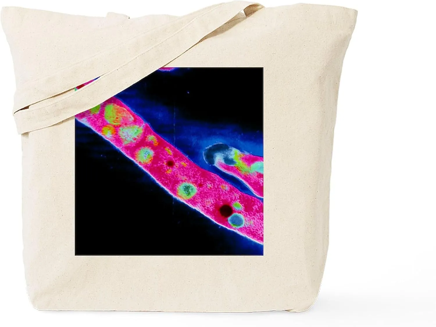 CafePress Mycobacterium Tuberculosis Bacteria Tote Bag Reusable Natural Beige Canvas Shopping Bag