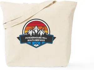 CafePress Powderhouse Hill South Berwick Maine Reusable Natural Beige Canvas Shopping Bag