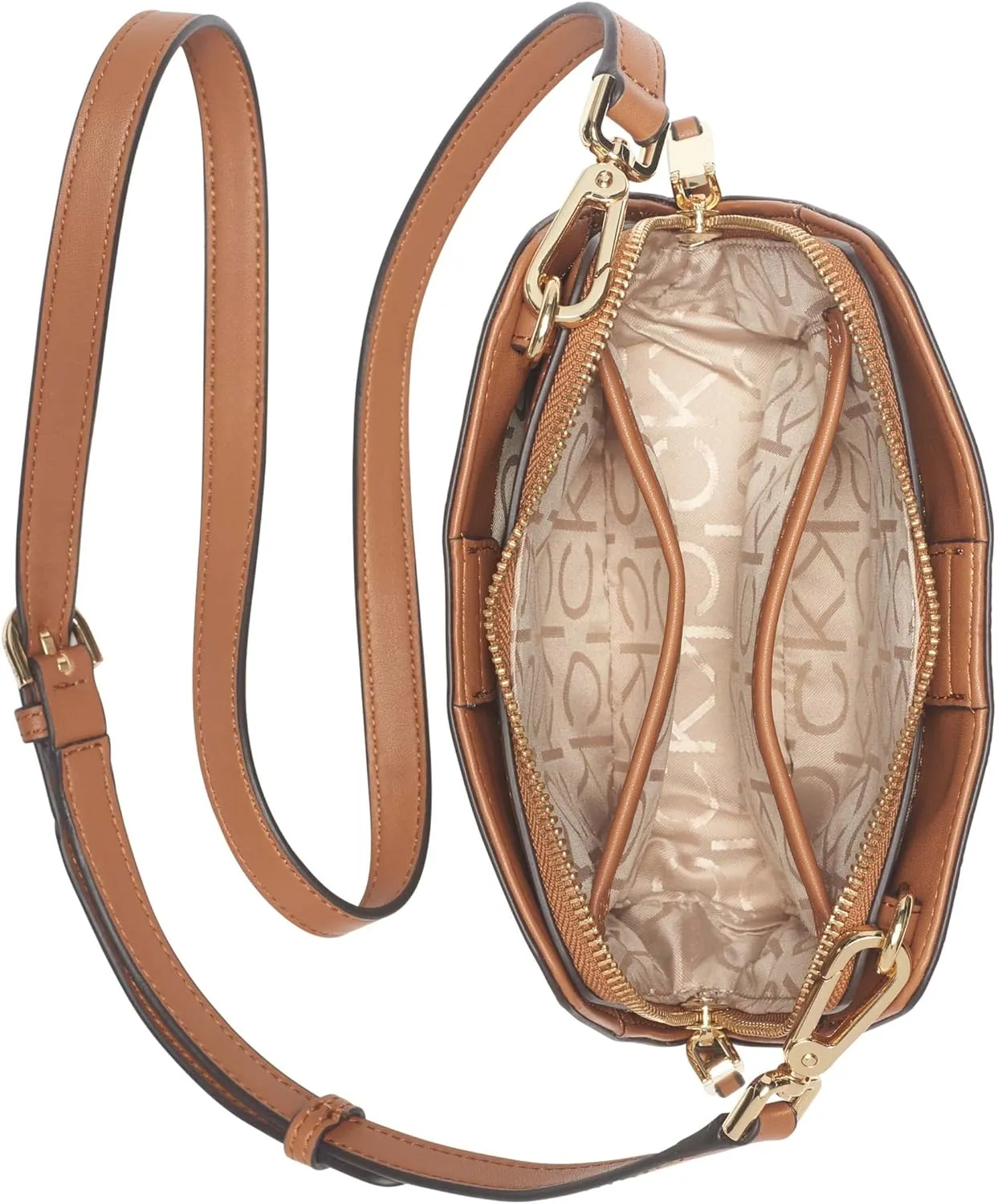 Calvin Klein Women's Lucy Triple Compartment Crossbody