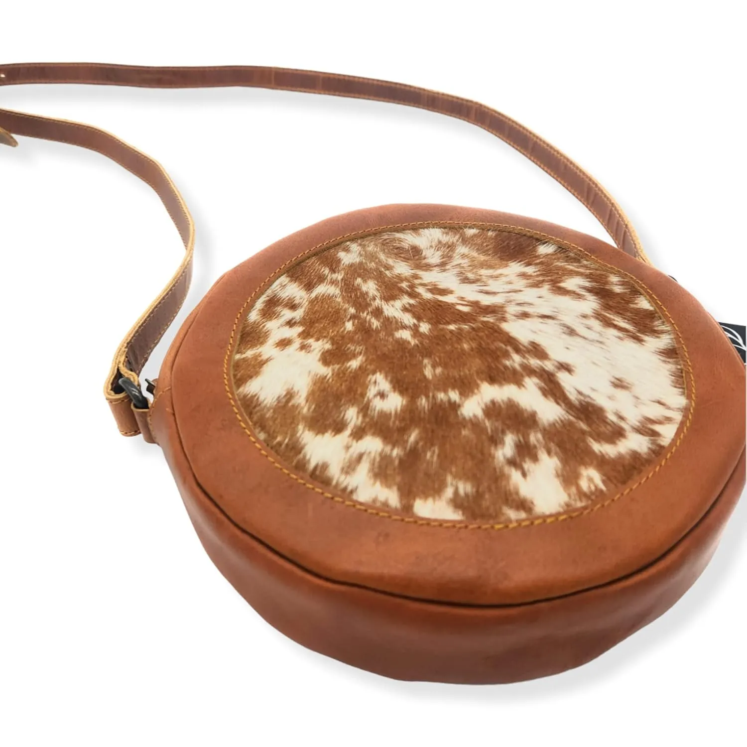 Canteen Crossbody Western Round Purse (Highlands)