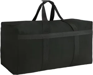 Canvas Storage Duffle Bag Extra Large Moving Bags Great for Moving College Kids, Traveling, Camping, Large Items Storage and More (Canvas, 215L)