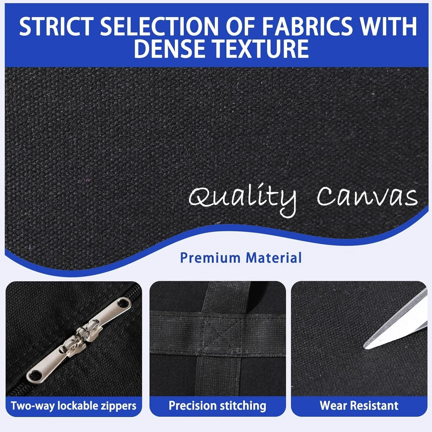 Canvas Storage Duffle Bag Extra Large Moving Bags Great for Moving College Kids, Traveling, Camping, Large Items Storage and More (Canvas, 215L)