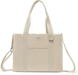 Canvas Tote Bag for Women with Pockets Bag