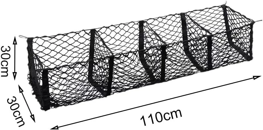 Cargo Net for Toyota Tundra 2024-2025 N80,Truck Bed Organizer,Pickup Truck Bed,4 Pocket Trucks Cargo Nets,Elastic Cargo Nets,Suitable for Car SUV Van Trunk Pickup, 110 * 30cm