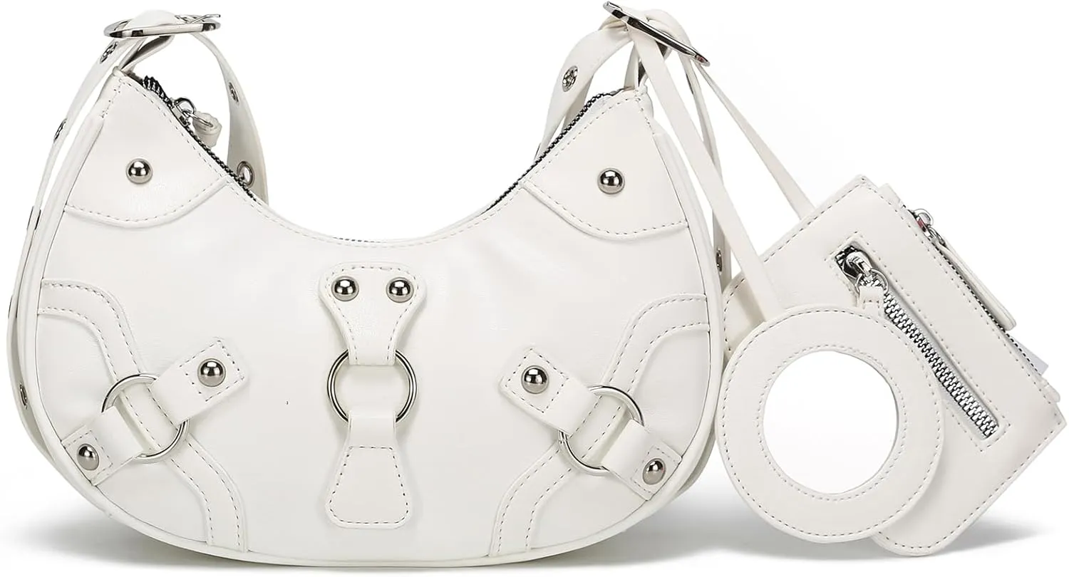 CATMICOO Shoulder Bag Y2K Purse: Cute 90s Punk Underarm Purse