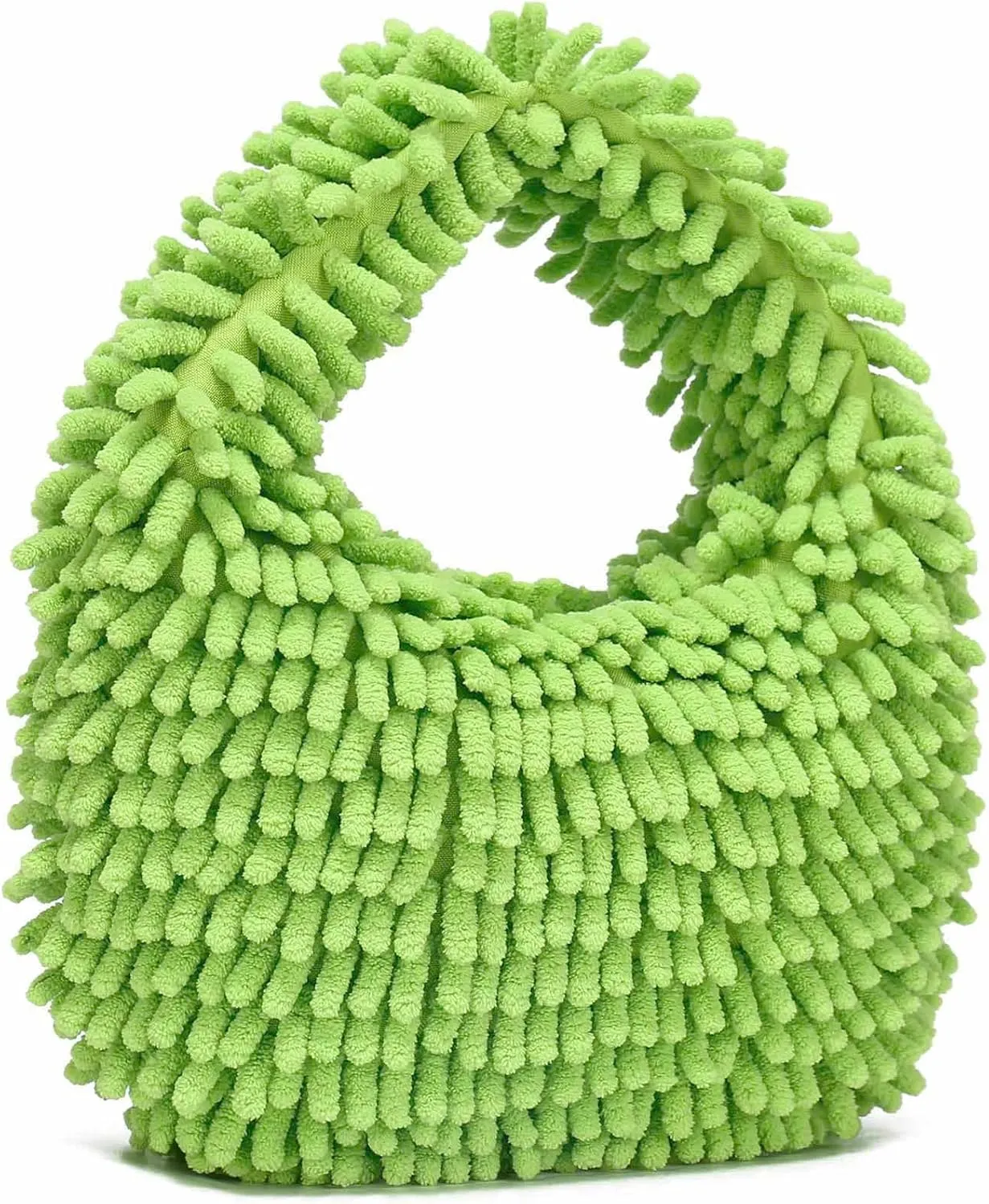 CATMICOO Y2K Fuzzy Purse, Fluffy Tote Bag, Cute Plush Purse for Women