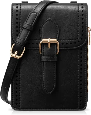 Cell Phone Purse Small Crossbody Bags for Women Leather Cellphone Wallet Travel Shoulder Handbag