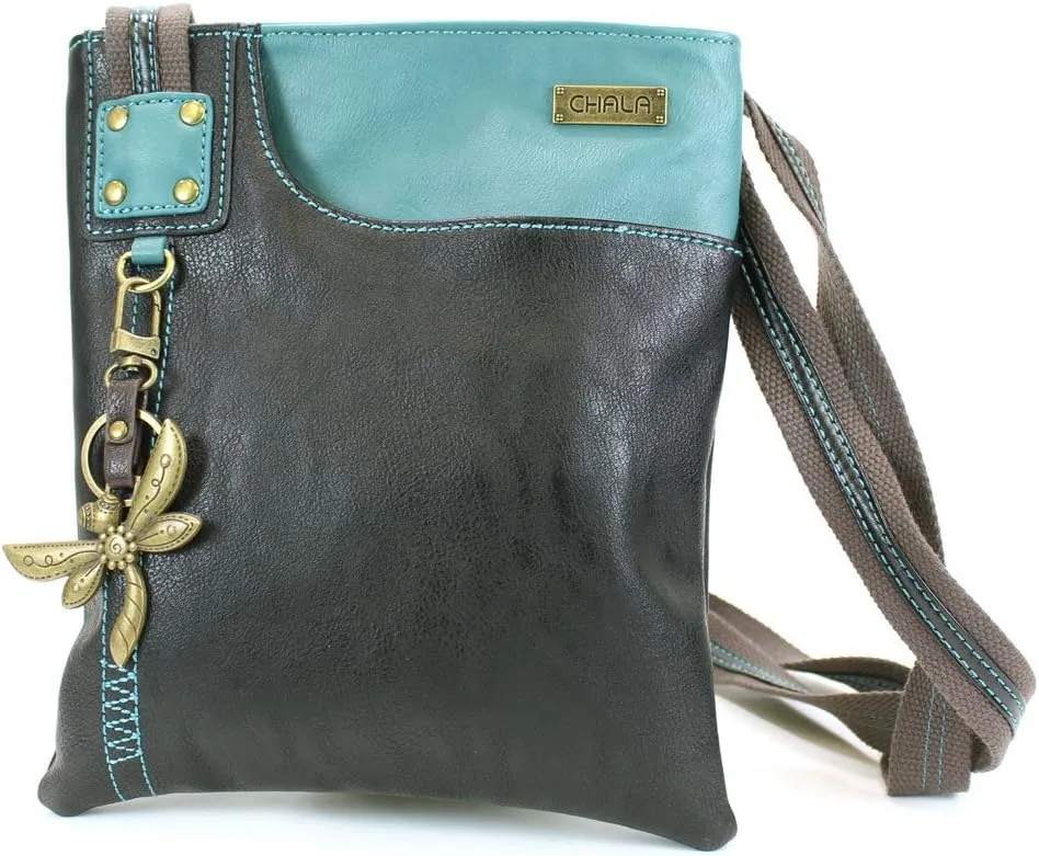 CHALA SWING Pack Small Cross-Body Purse with Metal Mini Keychain