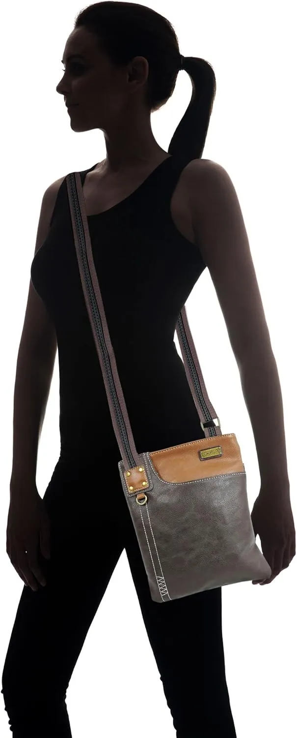 CHALA SWING Pack Small Cross-Body Purse with Metal Mini Keychain