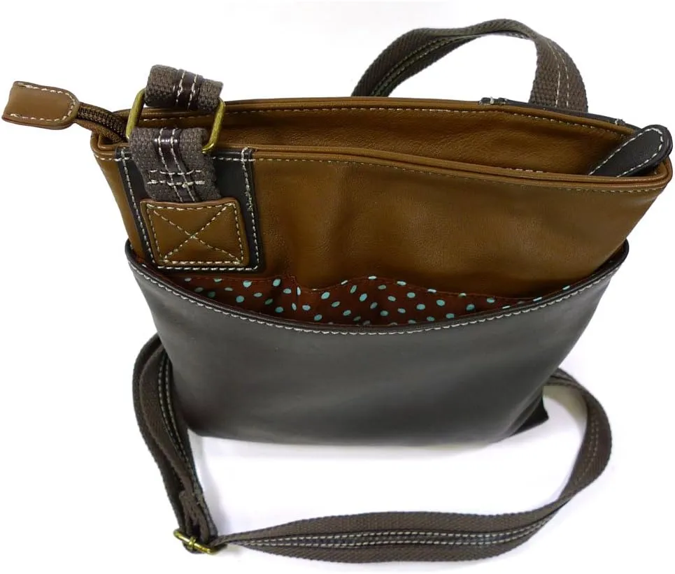 CHALA SWING Pack Small Cross-Body Purse with Metal Mini Keychain