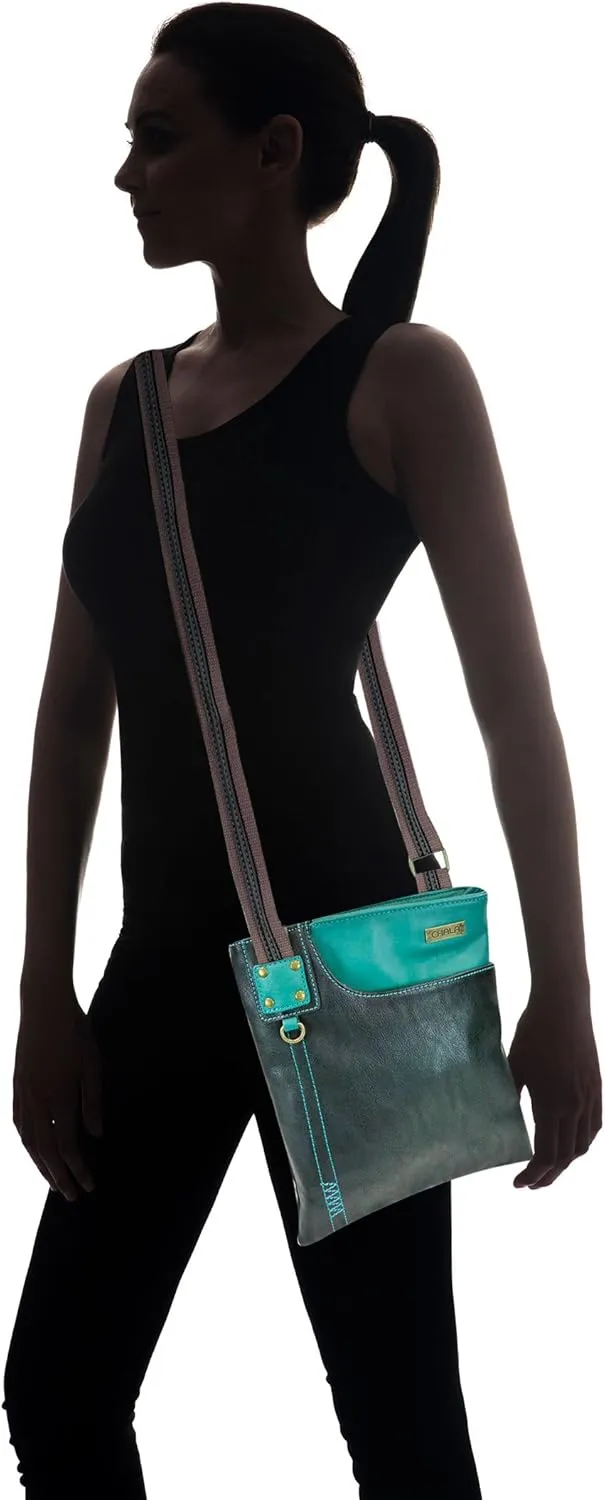 CHALA SWING Pack Small Cross-Body Purse with Metal Mini Keychain