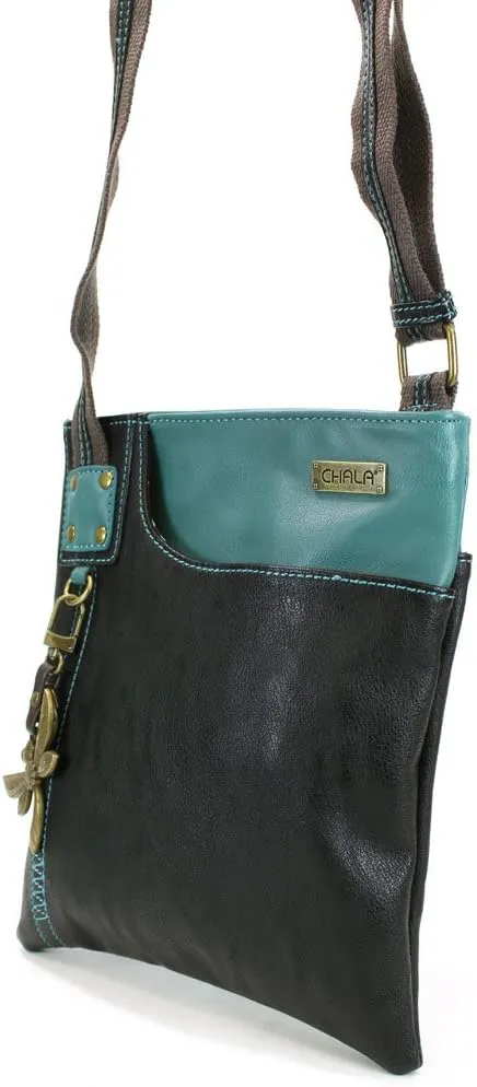 CHALA SWING Pack Small Cross-Body Purse with Metal Mini Keychain