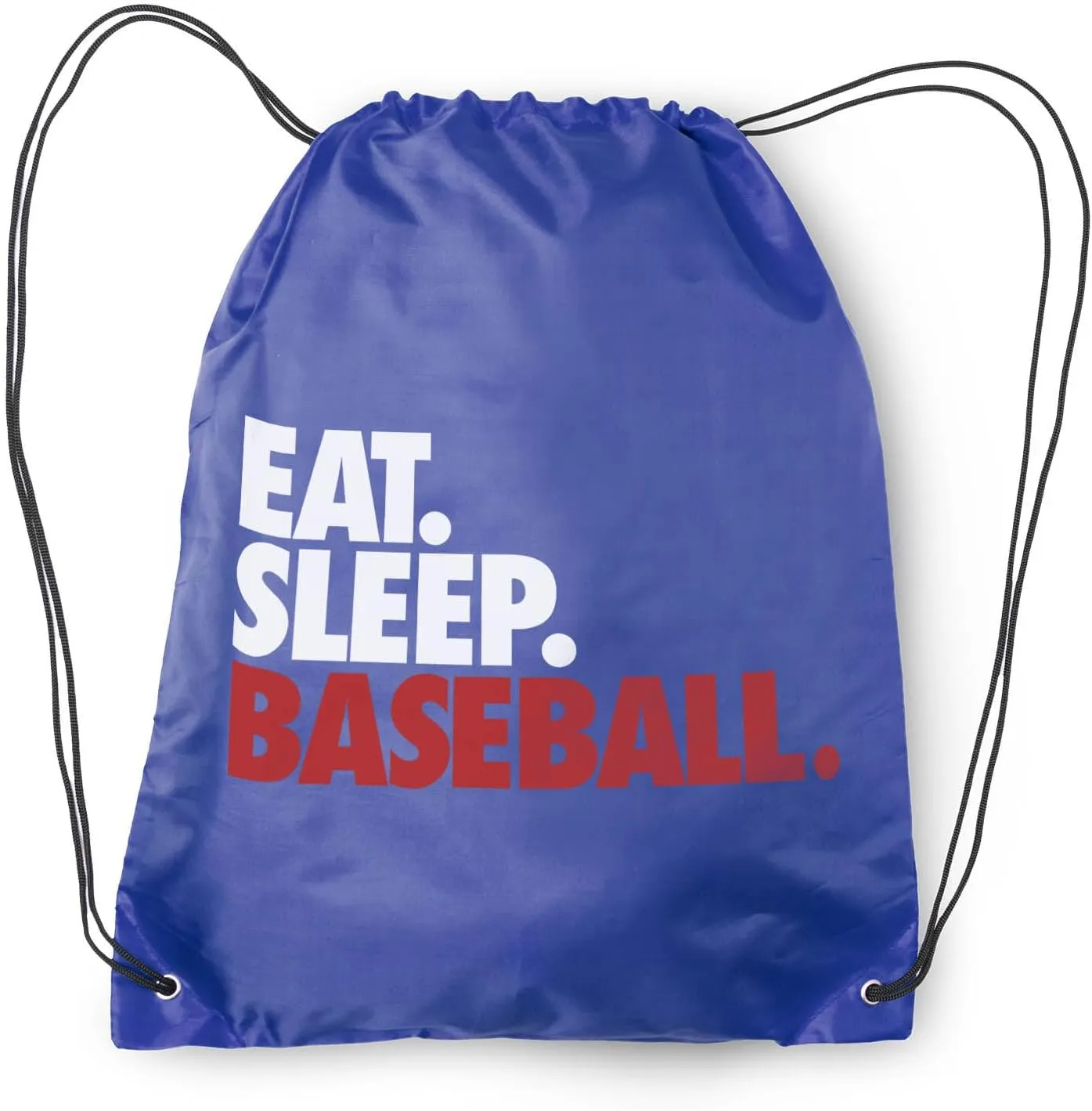 ChalkTalkSPORTS Baseball Sport Pack Cinch Sack | Eat Sleep Baseball
