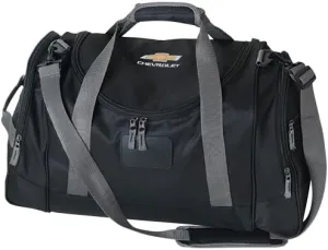 Chevrolet Bowtie Deluxe Travel Duffle Bag - Officially Licensed Chevy Luggage Bag w/Shoulder Strap