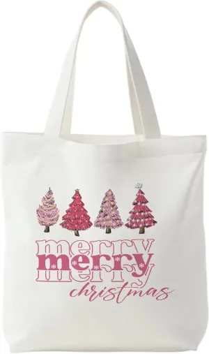Christmas Tote Bag, Christmas Canvas Tote Bag for Women, Christmas Tote Bags with Handles