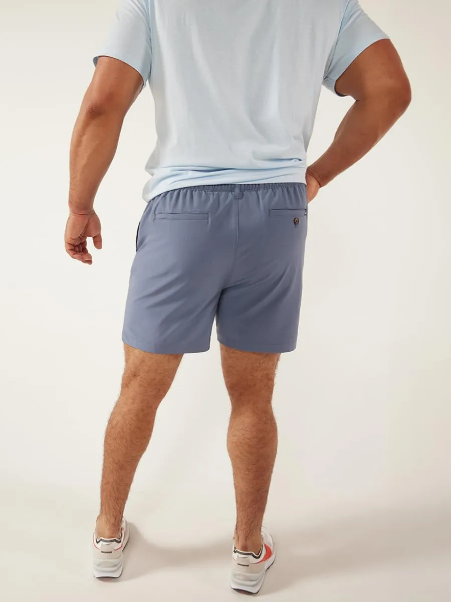 Chubbies Everywear Men’s Shorts – Mens Shorts Casual 6in Inseam, Elastic Waist, Water-Resistant, Zipper Pocket