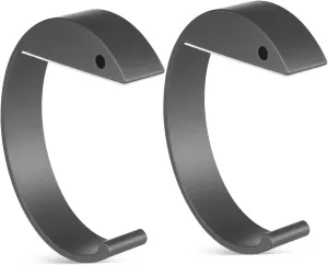 Ciieeo 2 Pack Desk Purse Hanger Metal Hooks Table Backpack Holder for Bag Handbag Hook Safety Desk Accessories