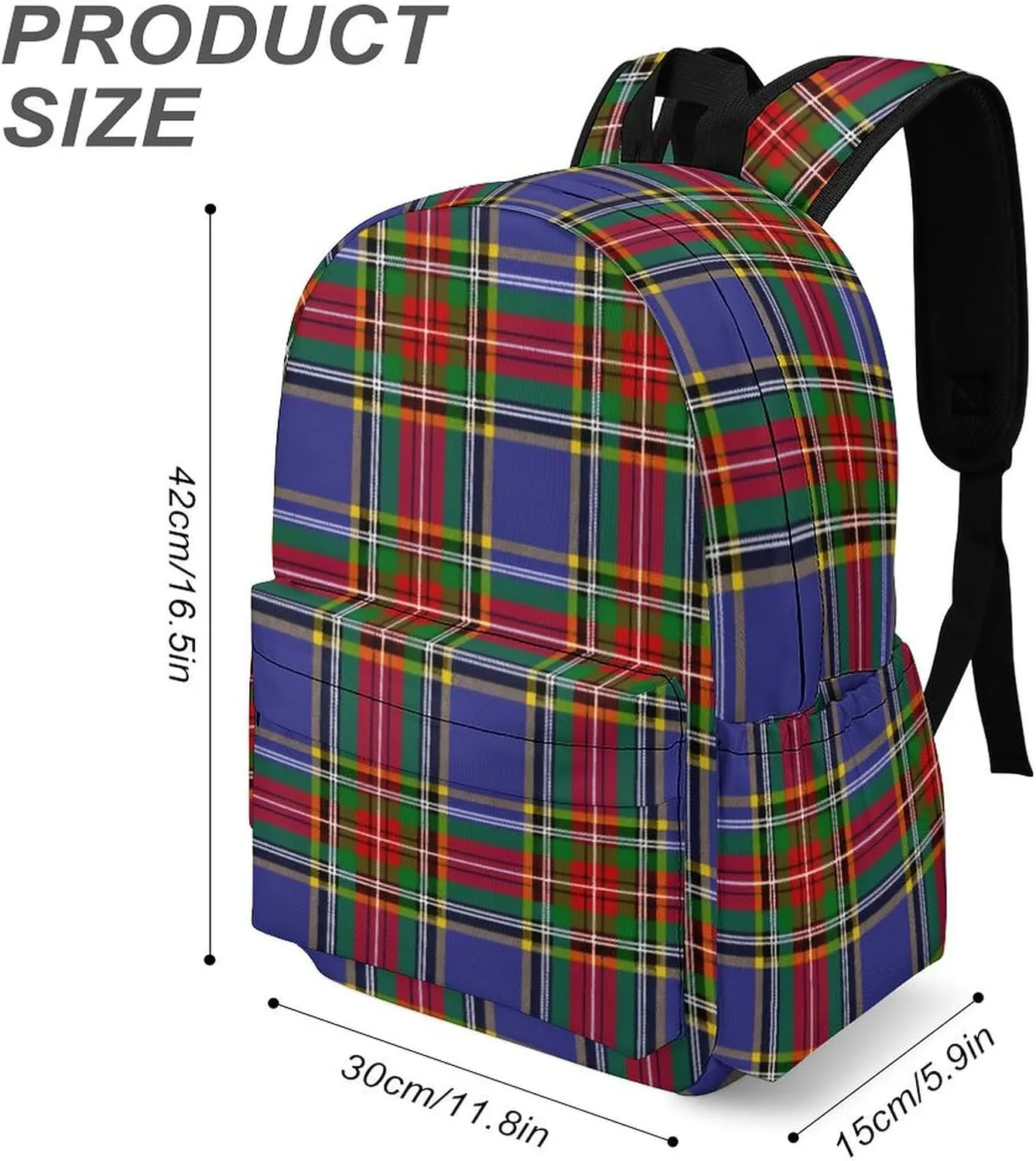 Clan MacBeth Tartan Casual Lightweight Large Capacity Travel Backpack Unisex