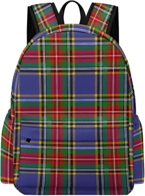 Clan MacBeth Tartan Casual Lightweight Large Capacity Travel Backpack Unisex
