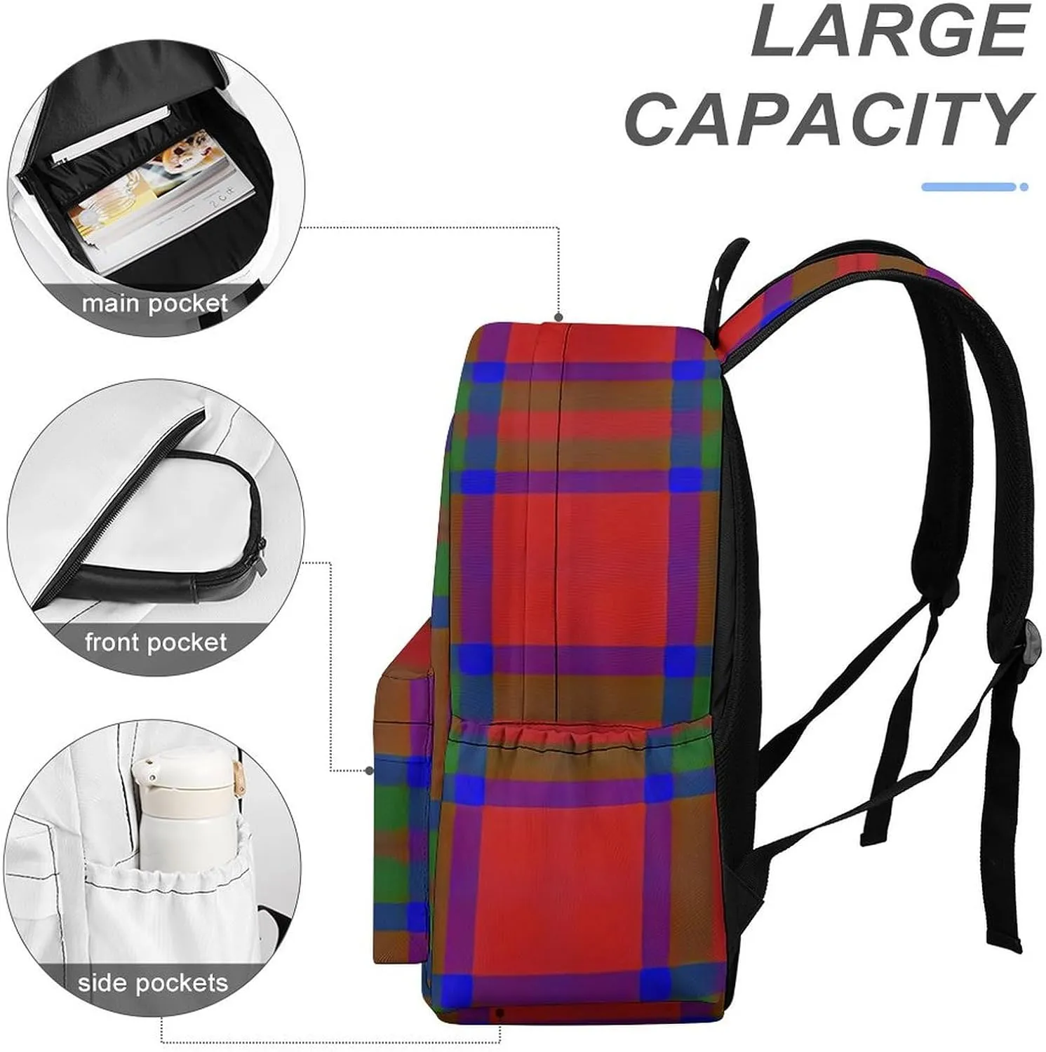 Clan MacGillivray Tartan Casual Lightweight Large Capacity Travel Backpack Unisex
