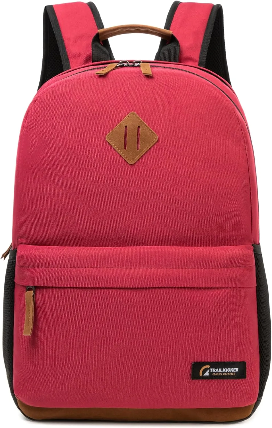 Classic Laptop Backpack with Padded 17 inch Laptop Sleeve, Multi Pocket Backpack, Casual Daypack Backpacks (Burgundy)