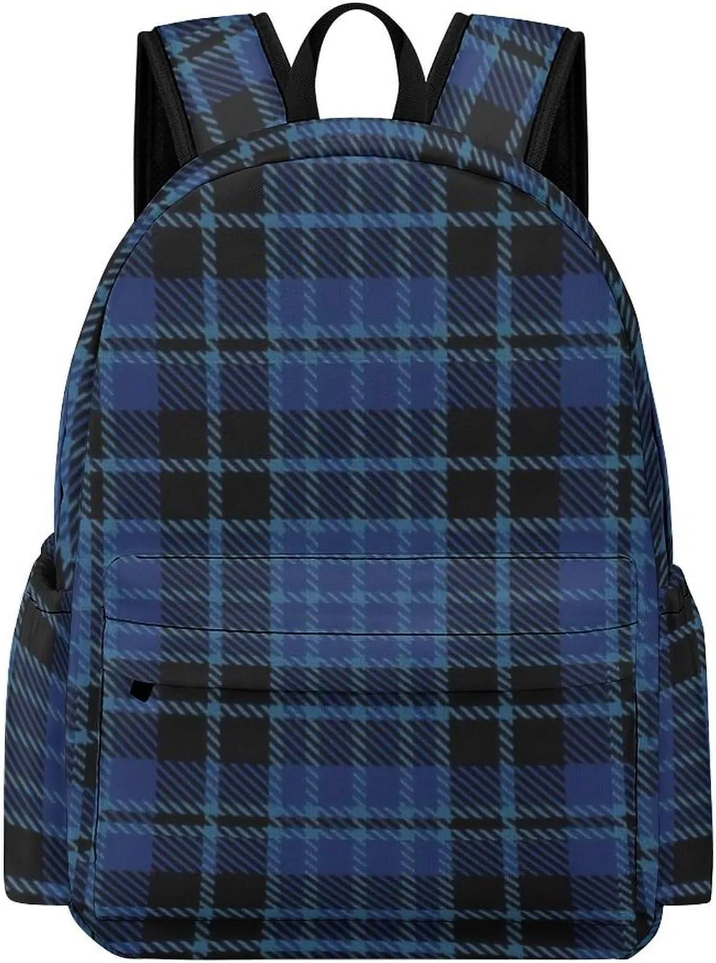 Clergy Blue Black White Casual Lightweight Large Capacity Travel Backpack Unisex