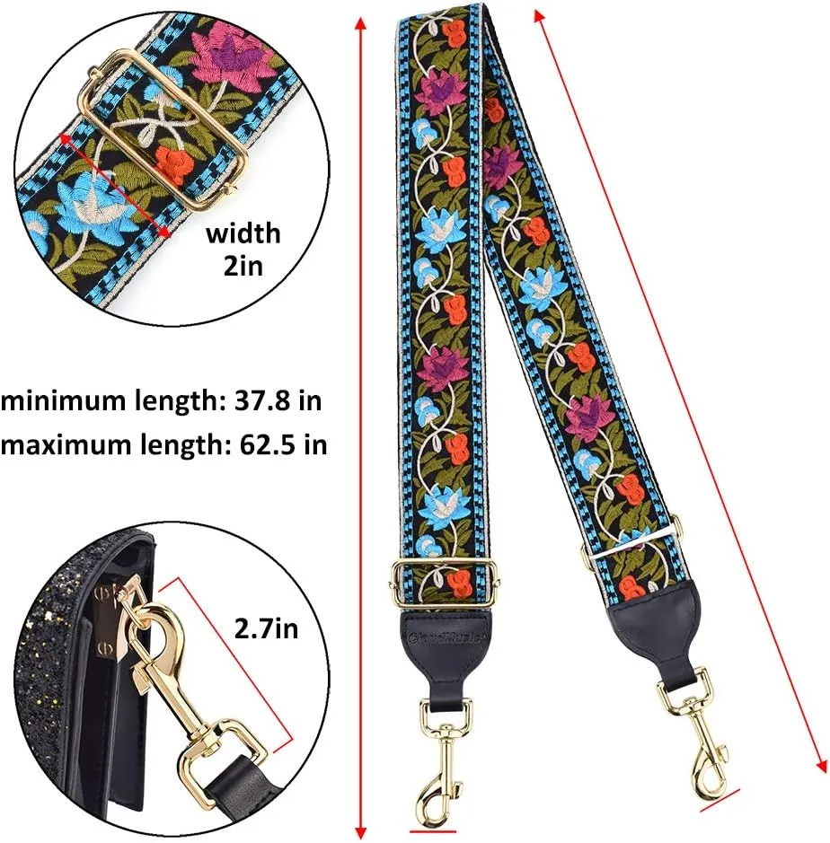 CLOUDMUSIC Handbag Strap Replacement Shoulder Crossbody Strap Purse Strap For Women Girls