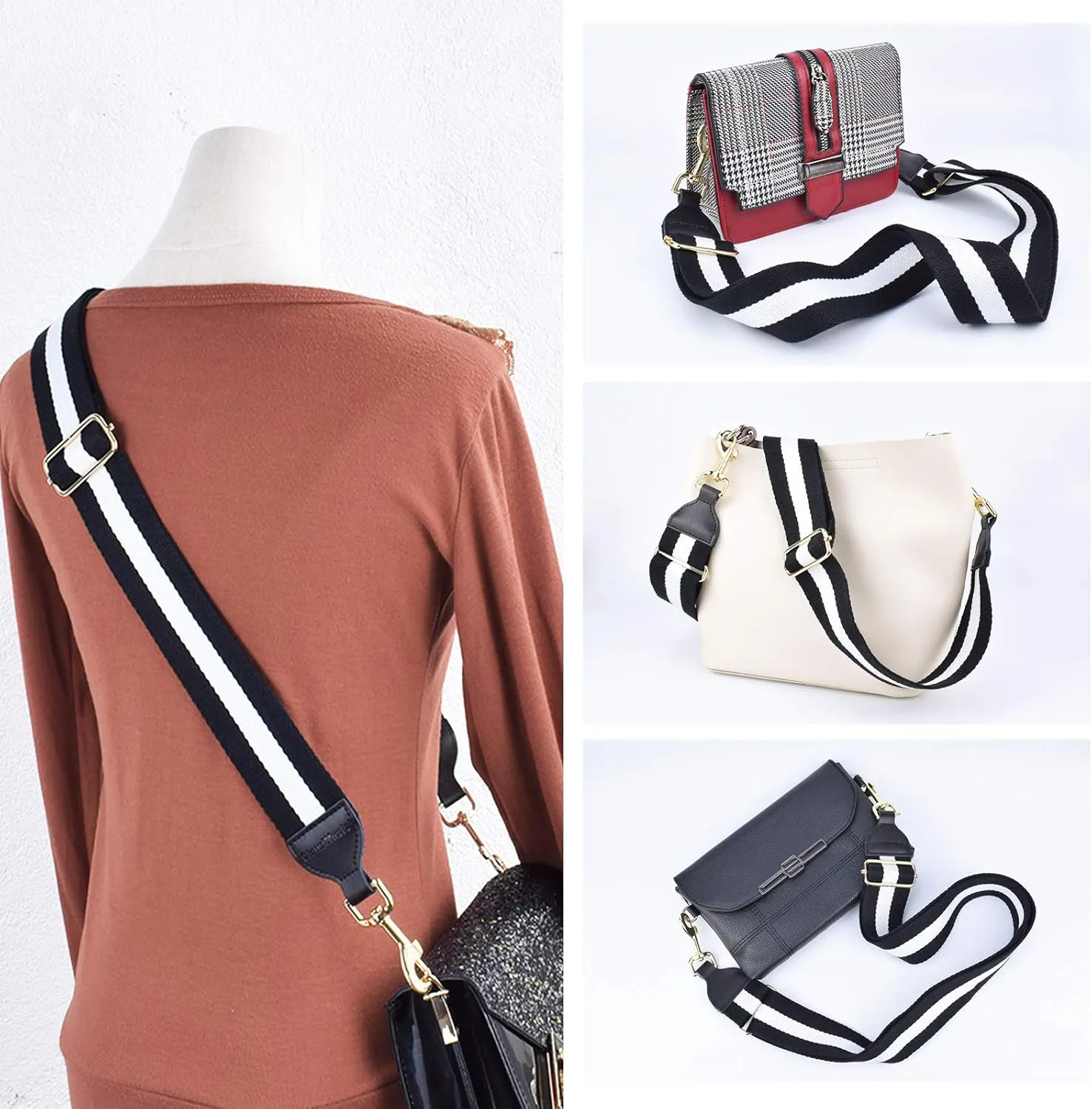 CLOUDMUSIC Handbag Strap Replacement Shoulder Crossbody Strap Purse Strap For Women Girls