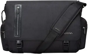 Cocoon MMB2705BK Buena Vista 16" Messenger Bag with Built-in Grid-IT! Accessory Organizer (Black)
