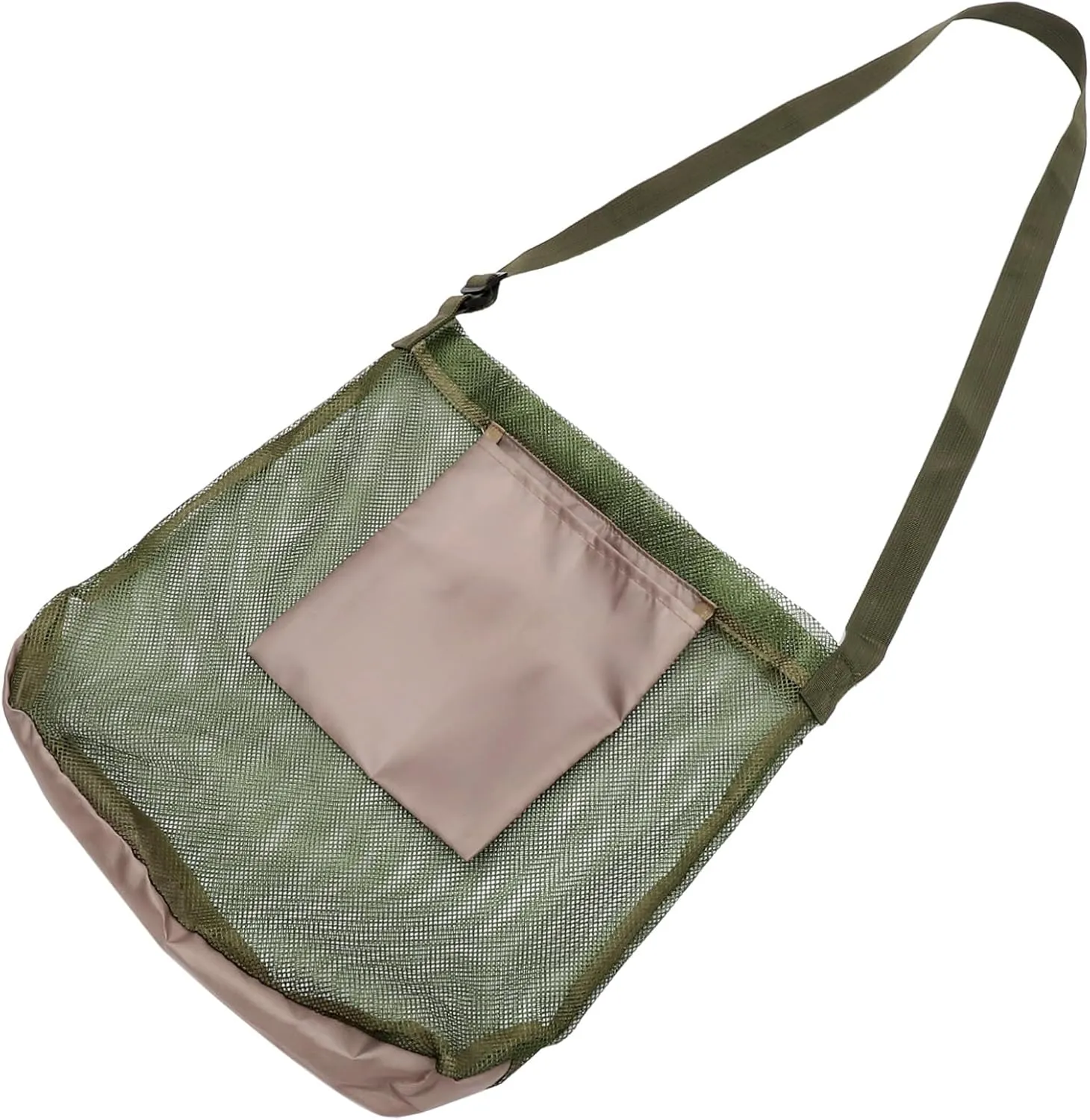 Collapsible Garden Bag Tote Bag for Fruit Shoulder Carrying w Pouches for Mushrooms