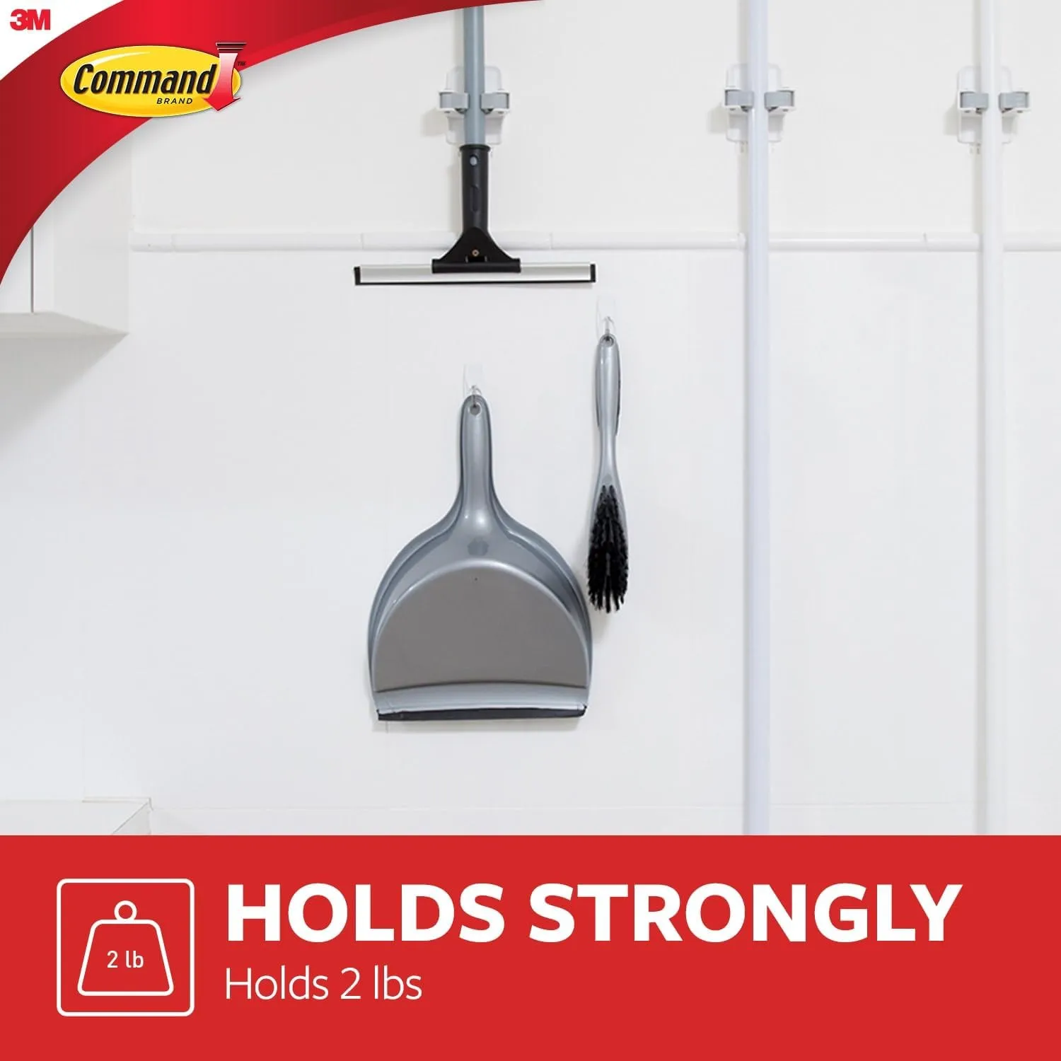 Command Medium Wire Toggle Hooks, 35 Hooks and 40 Command Strips, Damage Free Hanging Wall Hooks with Adhesive Strips, No Tools Adhesive Hooks for Hanging, Organization and Storage, Holds up to 2 lb