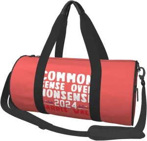 Common Sense Over Nonsense Duffel Bag Gym Bag Travel Sports Tote Large Foldable Beach Swim Yoga6