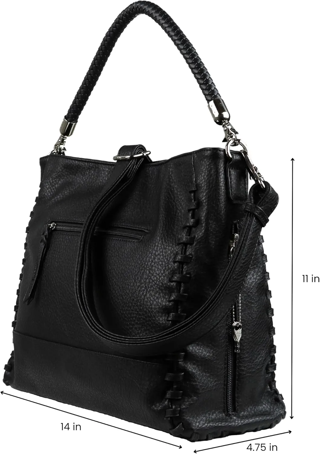 Concealed Carry Purse for Women - Locking Lily Tote with Universal Holster for Gun