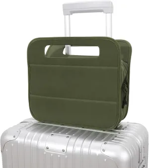 CONTAIL 13 Inch 3L Airport Accessories Storage,Small Business Handbag,Suitcase Drink Holder,Travel Essentials Organizer