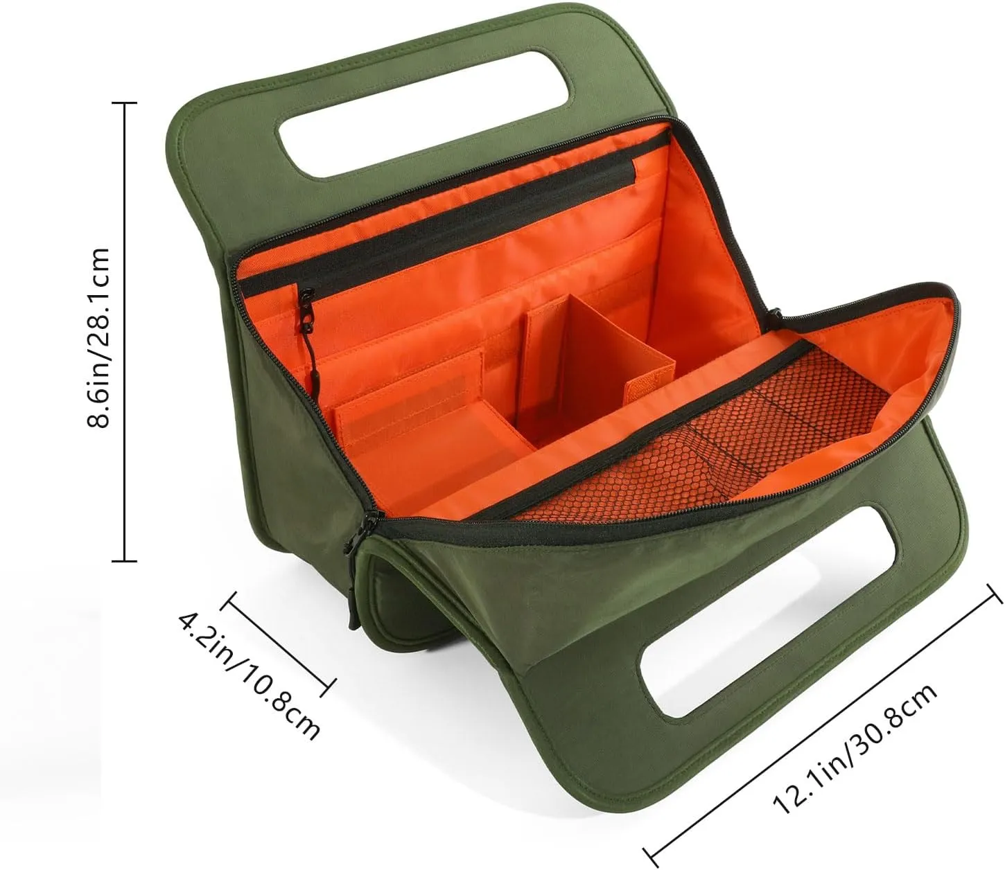 CONTAIL 13 Inch 3L Airport Accessories Storage,Small Business Handbag,Suitcase Drink Holder,Travel Essentials Organizer
