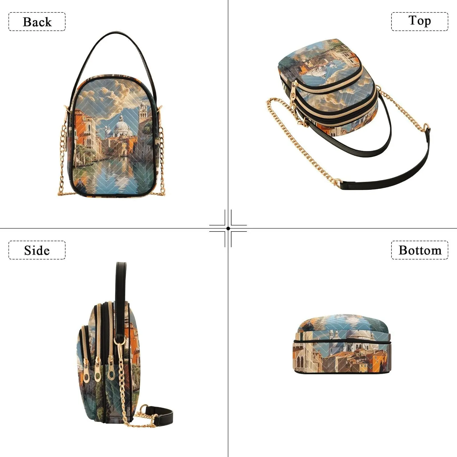 Cosmic Sky with Various Stars and Nebulas Shoulder Bag, Handbags for Women Crossbody Bag, Shoulder Travel Bag