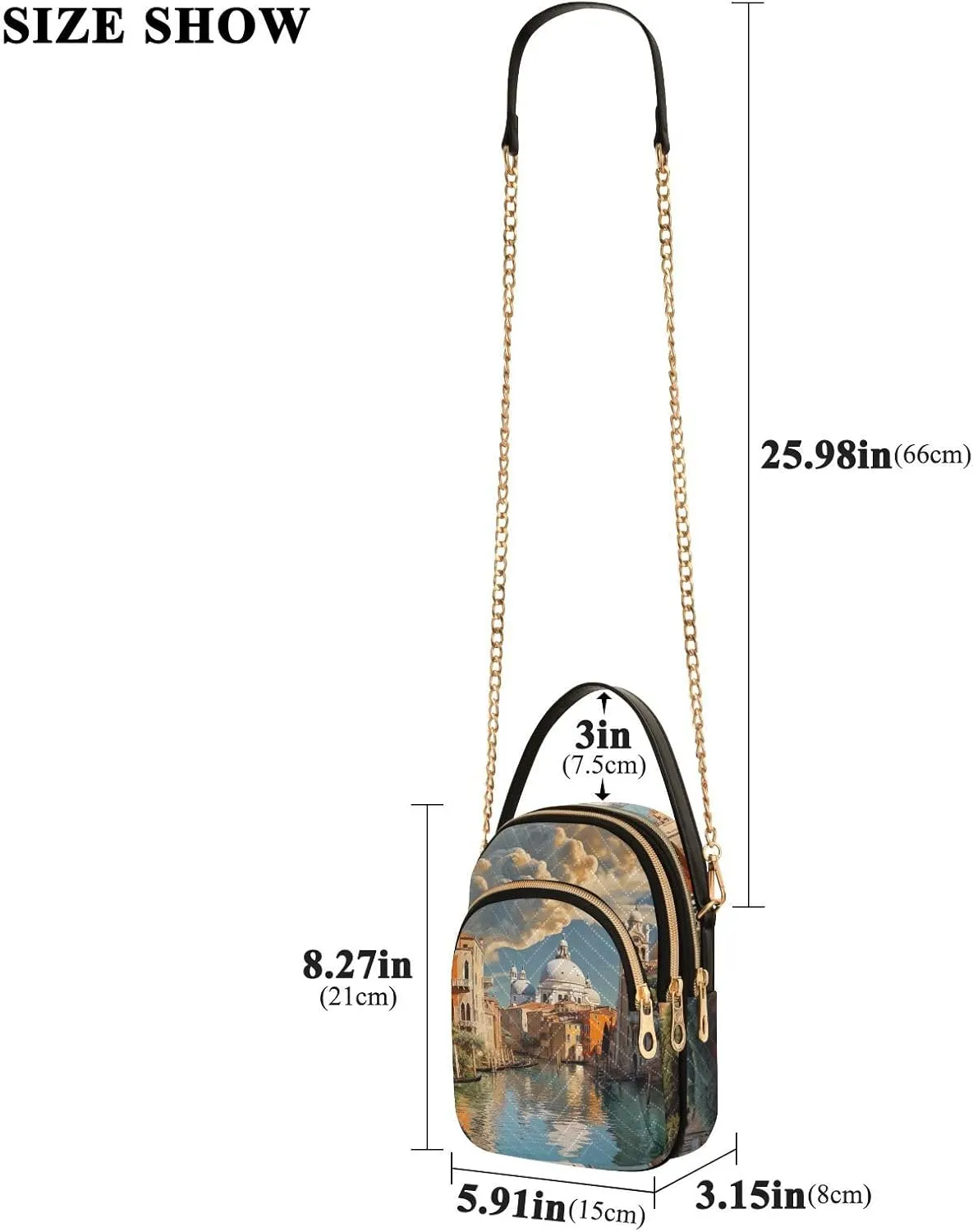 Cosmic Sky with Various Stars and Nebulas Shoulder Bag, Handbags for Women Crossbody Bag, Shoulder Travel Bag