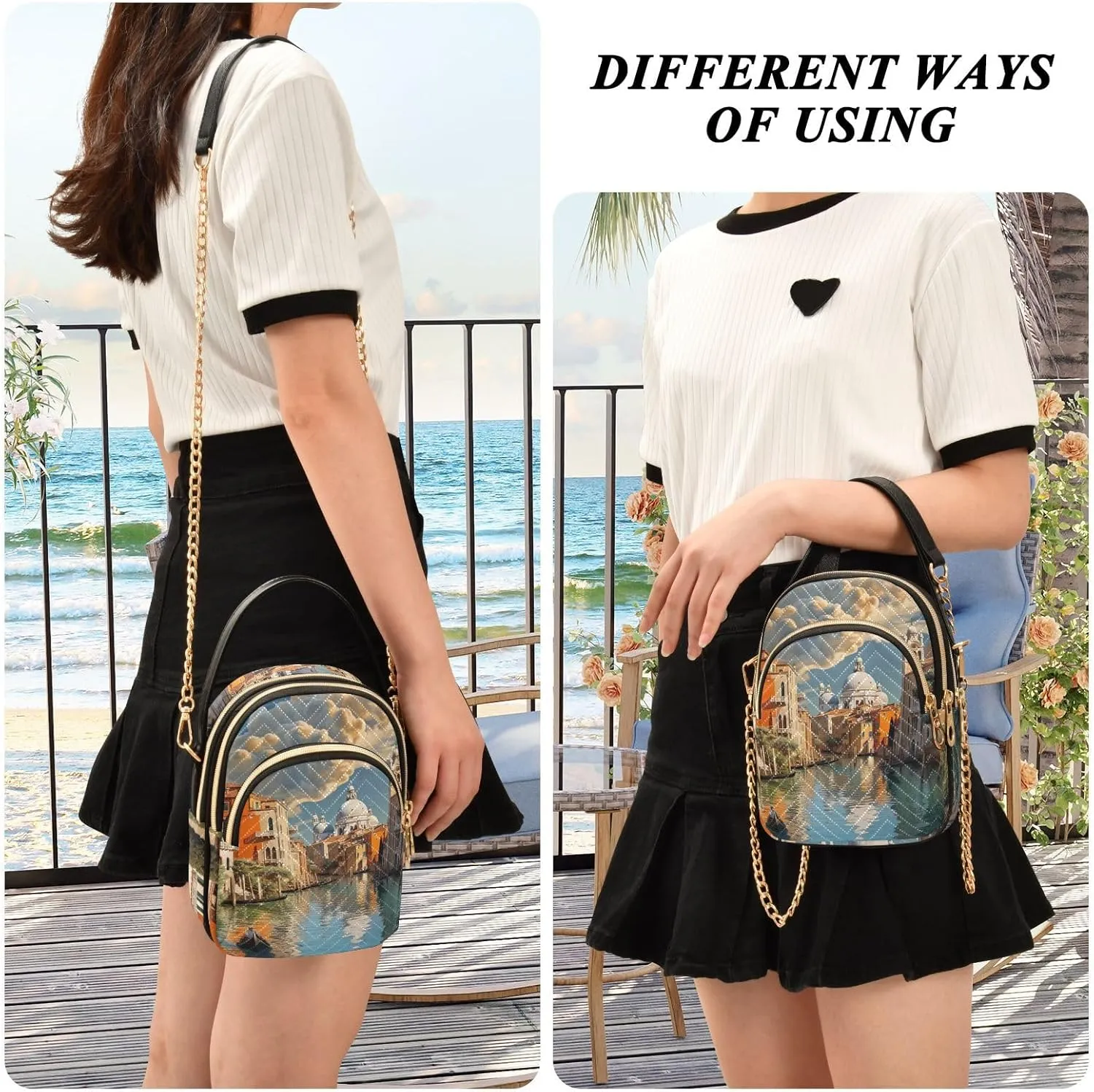 Cosmic Sky with Various Stars and Nebulas Shoulder Bag, Handbags for Women Crossbody Bag, Shoulder Travel Bag