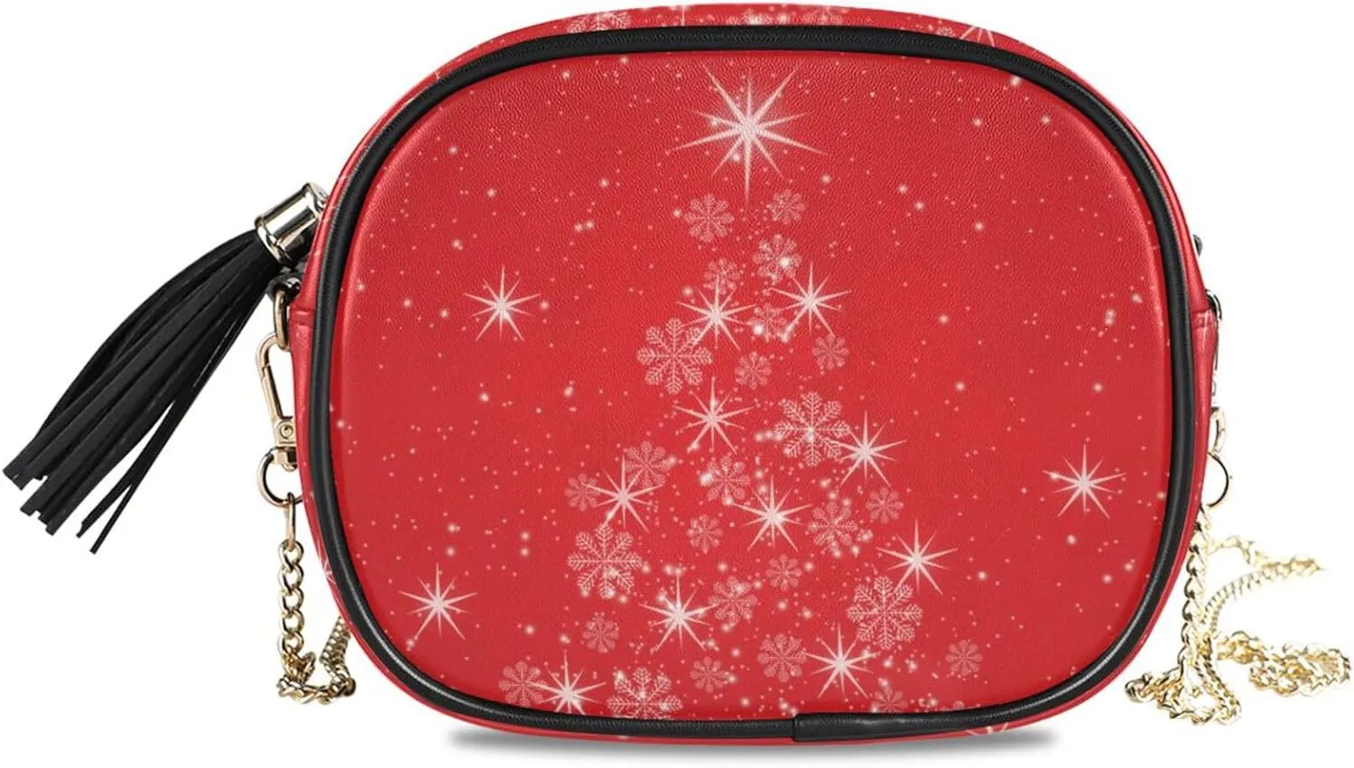 Crossbody Bag for Women Shoulder Bag with Chain Strap and Tassel