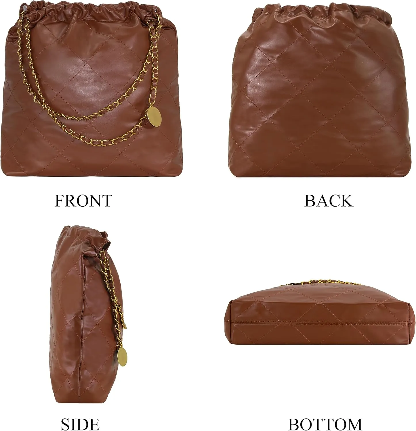 Crossbody Bag for Women Soft PU Leather Handbag Womens Hobo Shoulder bag with Wallet Diamond Plaid