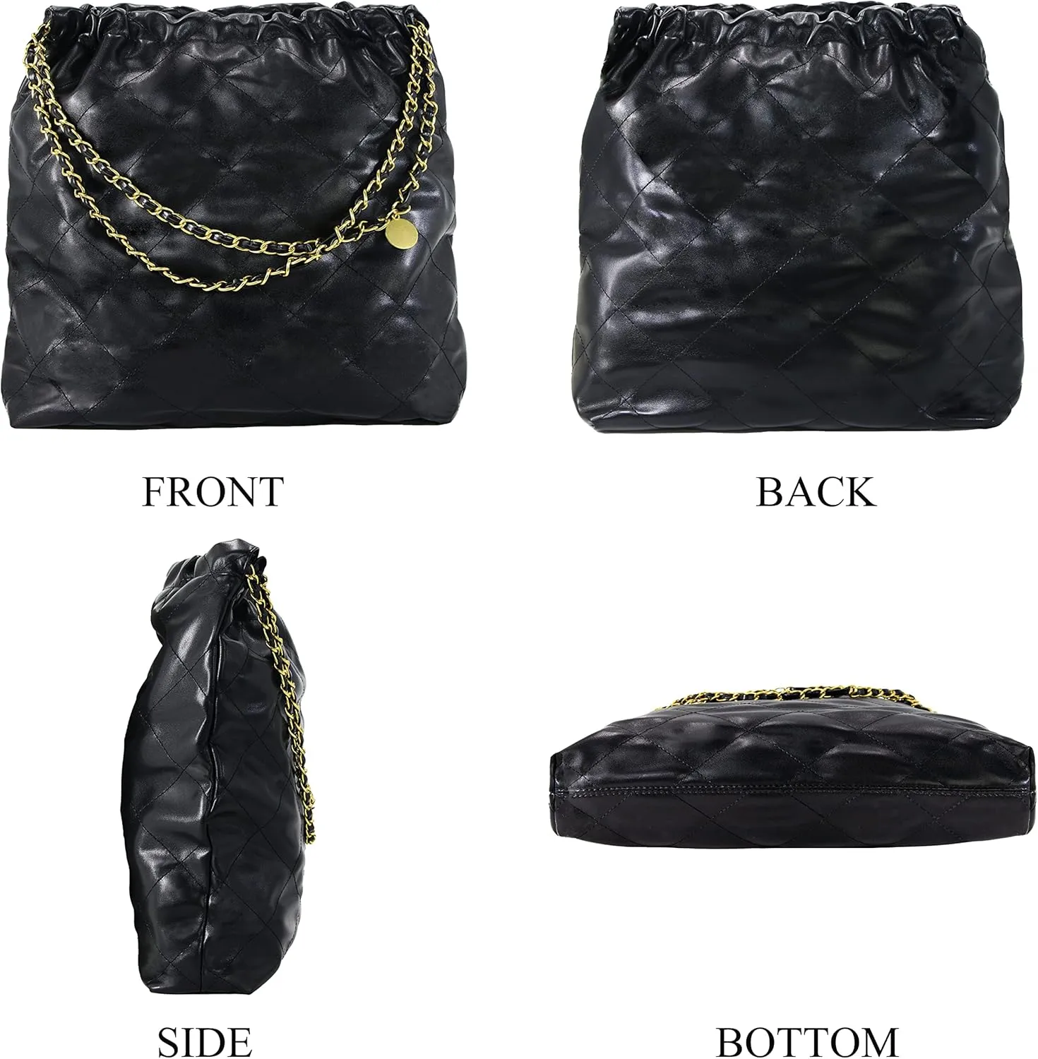 Crossbody Bag for Women Soft PU Leather Handbag Womens Hobo Shoulder bag with Wallet Diamond Plaid