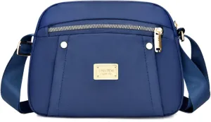 Crossbody Bag for Women, Waterproof Nylon Shoulder Bag with Pockets Adjustable Strap Small Purse Handbag for Ladies