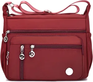 Crossbody Bag Purse for Women, Multiple Pockets Waterproof Shoulder Bag Travel Tote Handbag