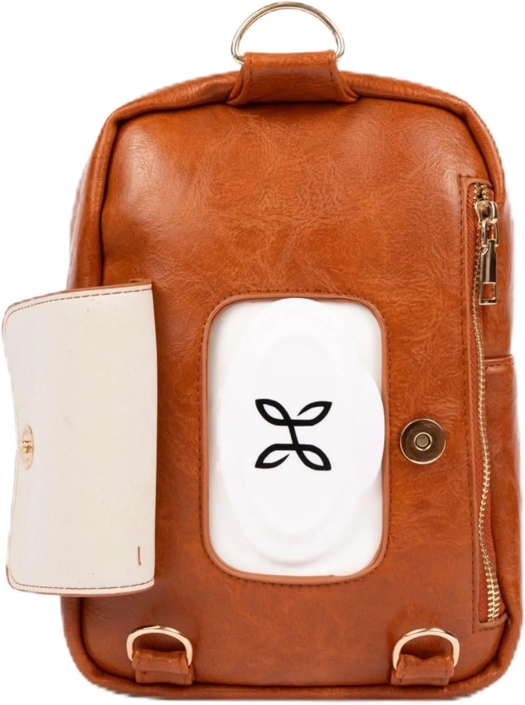 Crossbody Diaper Bag - Instant Baby Wipes Access - Baby Wipes Purse - OLD MINI MAE MODEL